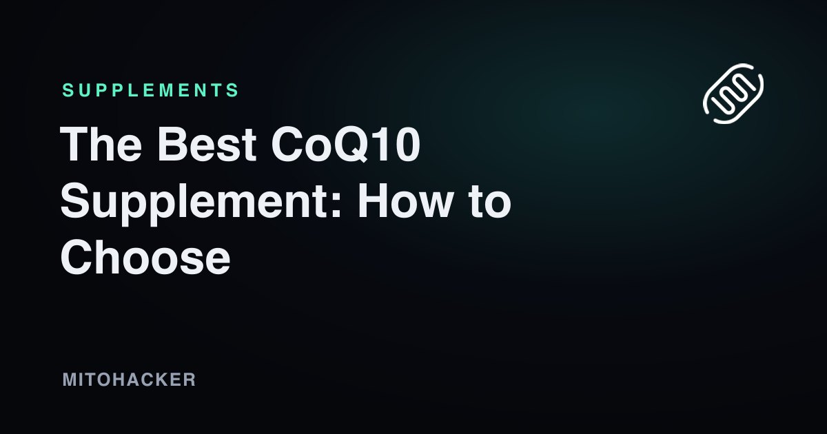 CoQ10 supplement capsules for mitochondrial health